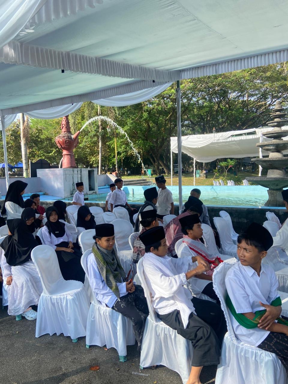 Pelajar Gugus 7 Antusias Saksikan Lomba Qira’at Al-Qur’an MTQ XXXI NTB 2026