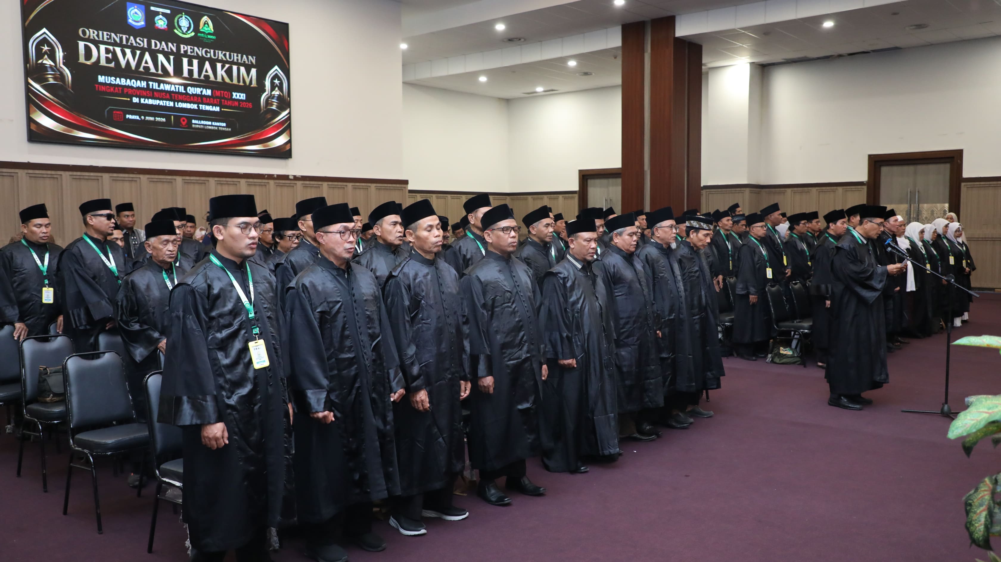 DEWAN HAKIM MTQ XXXI NTB 2026 DIKUKUHKAN, INTEGRITAS PENILAIAN JADI KUNCI KEPERCAYAAN MASYARAKAT