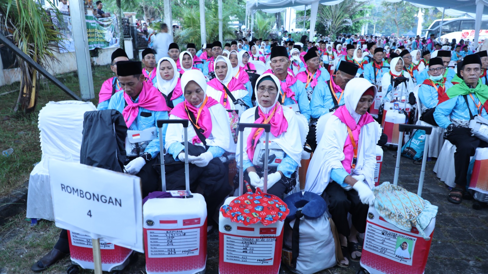 Pelepasan Jamaah Haji Kloter 2 NTB dari Lombok Tengah