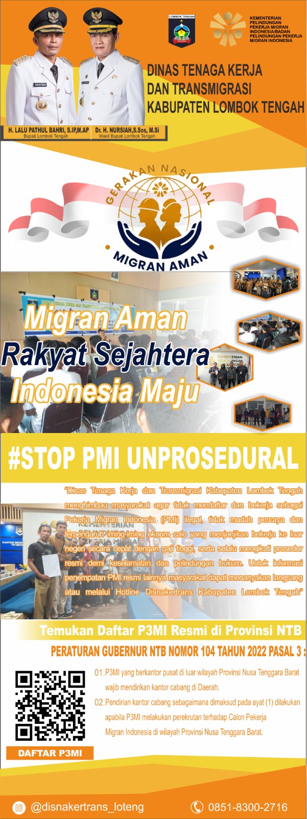 Migran Aman, Rakyat Sejahtera, Indonesia Maju