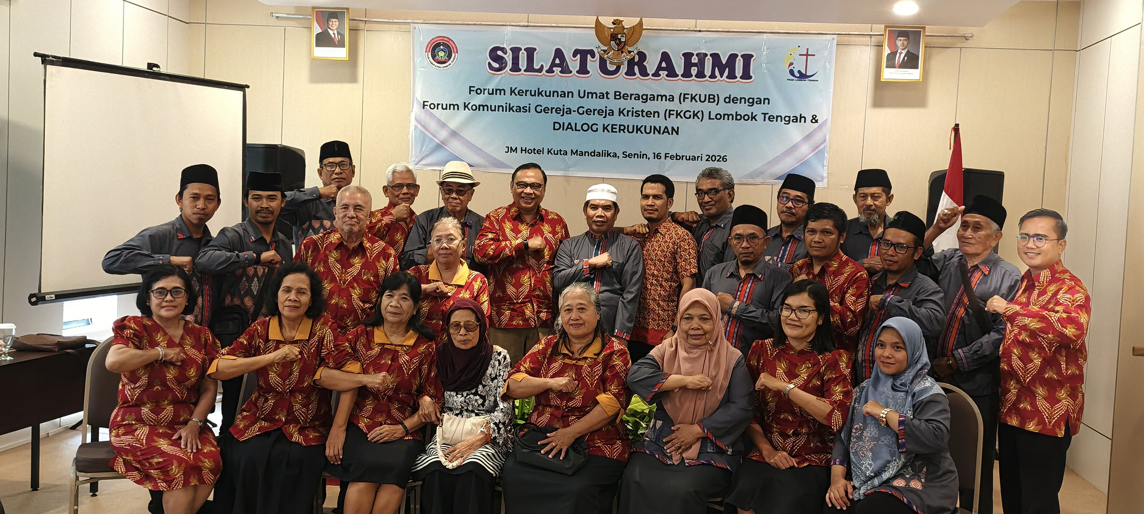 FKUB dan FKGK Lombok Tengah Perkuat Dialog Kerukunan