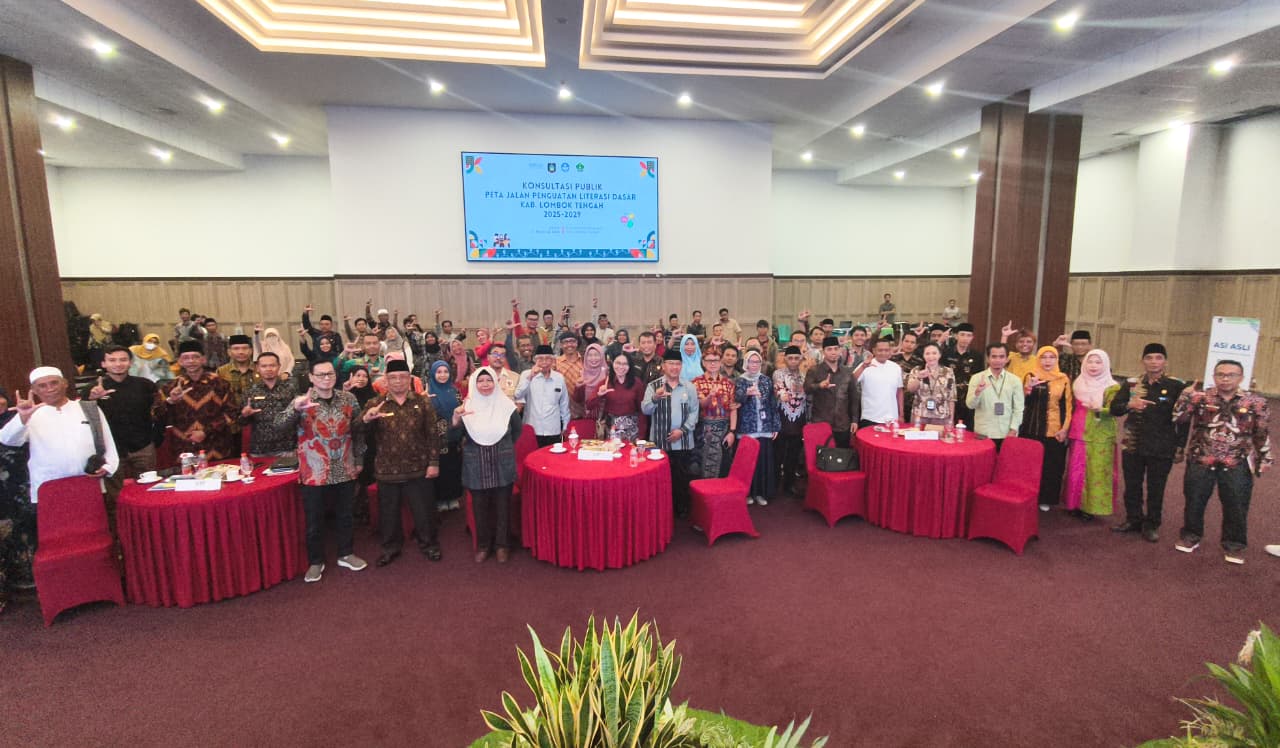 Lombok Tengah Gelar Konsultasi Publik Penguatan Literasi Dasar