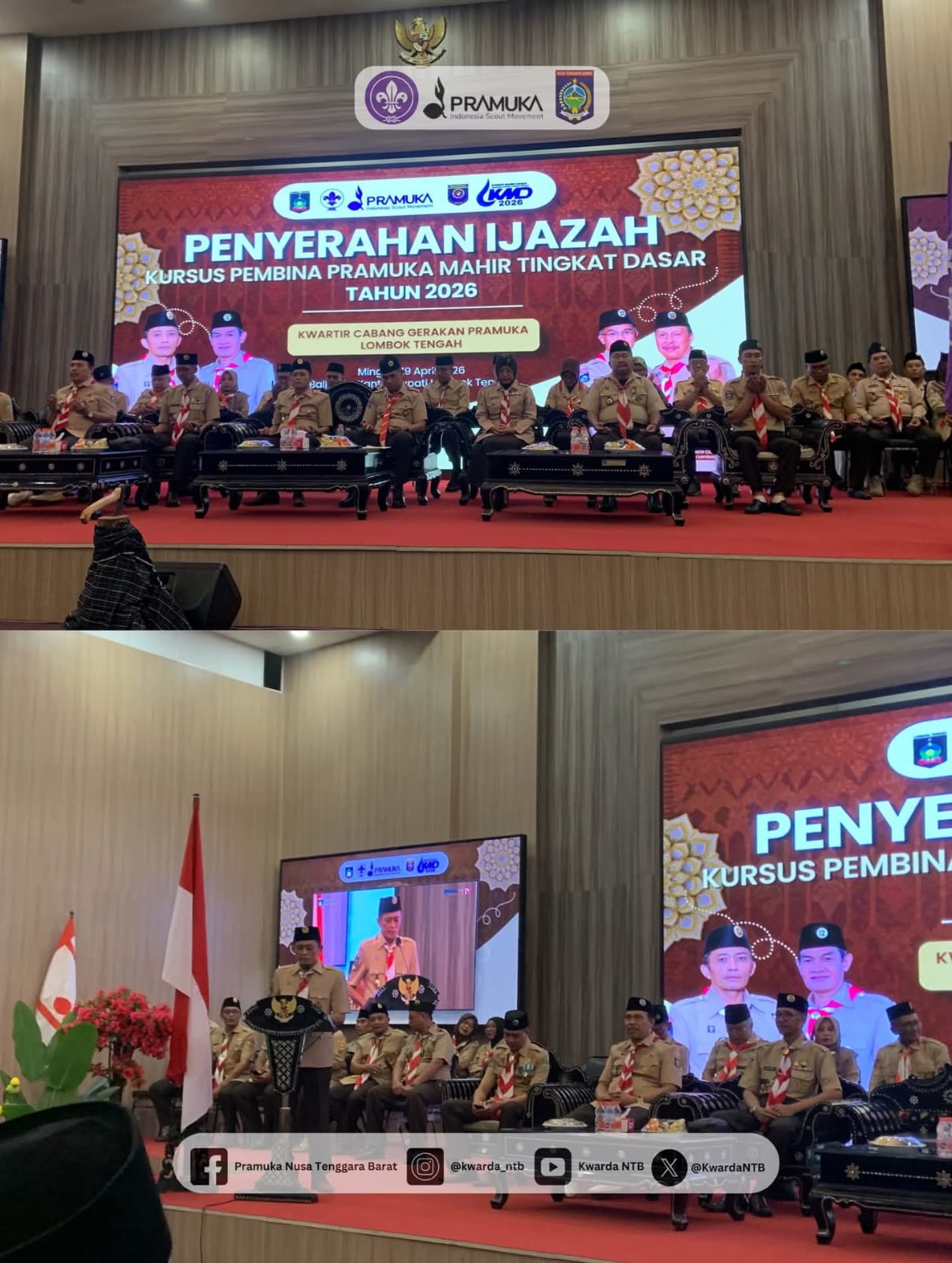BUPATI LOMBOK TENGAH TEKANKAN PENTINGNYA PEMBINA BERKUALITAS, 630 PESERTA TERIMA IJAZAH KMD 2026